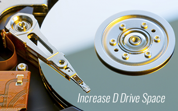 Extend D drive