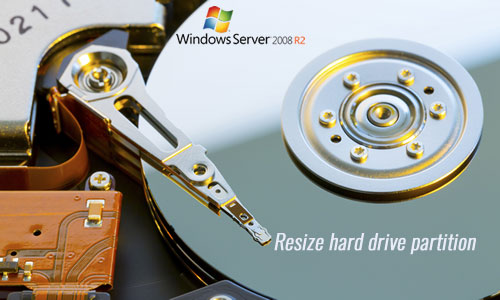 Resize hard drive