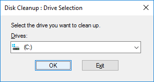 Select C drive